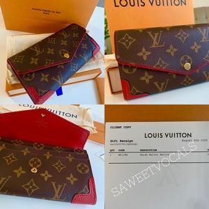 *SOLD* Louis Vuitton Monogram Retiro Sarah Wallet